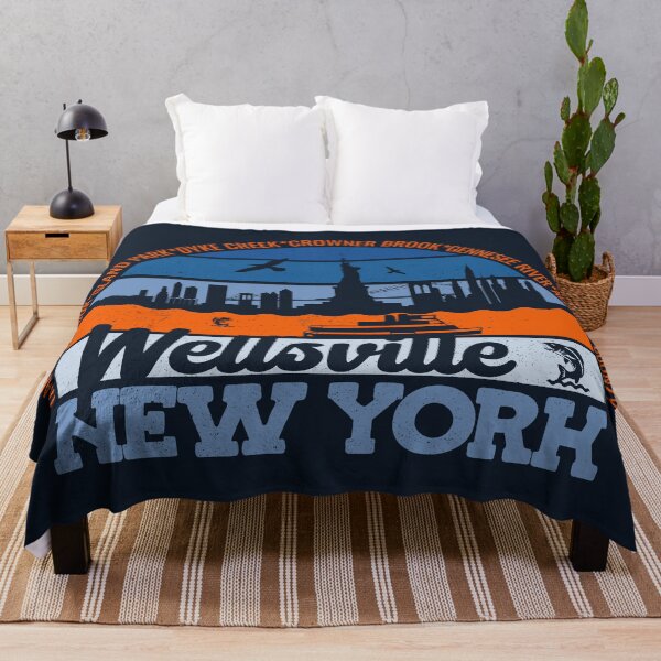 Item preview, Wellsville New York Sunset Retro Vintage Local Pride Logo designed and sold by CRHPOD20.