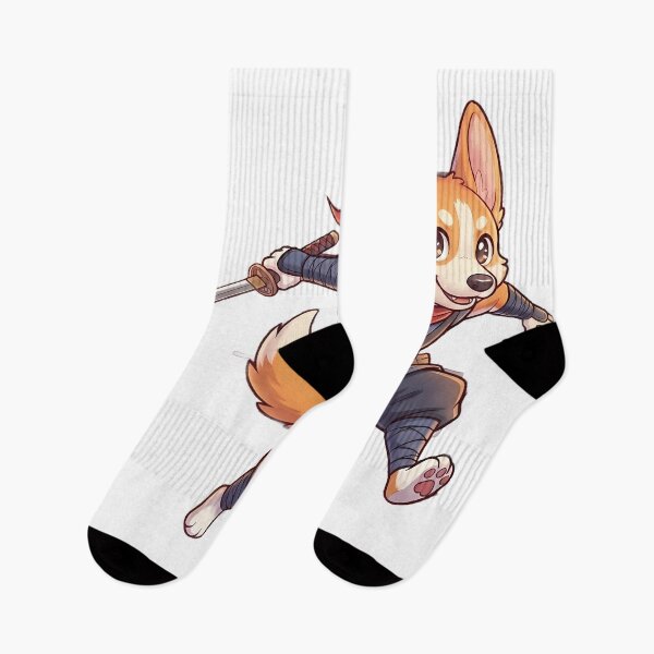 Item preview, Corgi ninja designed and sold by Mia's Menagerie.
