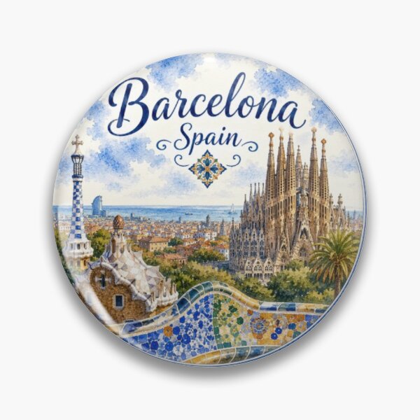 Item preview, Barcelona Spain Sagrada Familia Mediterranean designed and sold by SalterDesigns.