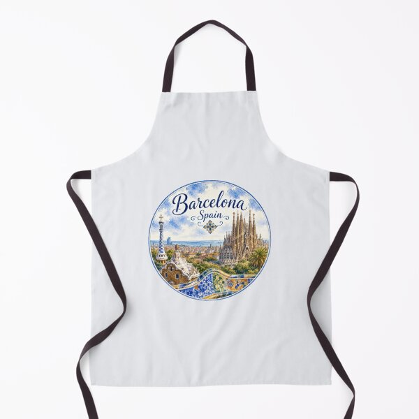Item preview, Barcelona Spain Sagrada Familia Mediterranean designed and sold by SalterDesigns.
