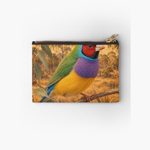 Item preview, Gouldian Finch in Golden Grassland designed and sold by Pixel Junkies Studio.