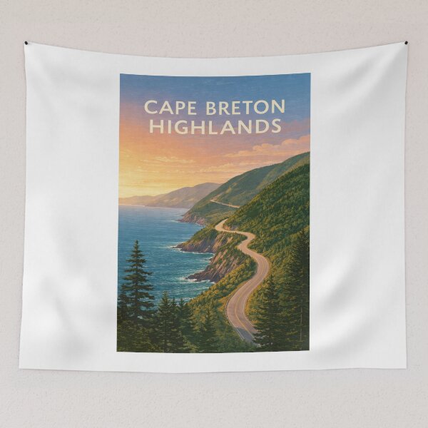 Item preview,  Cape Breton Highlands Cabot Trail Atlantic Coast Scenic Route designed and sold by Aryabek.