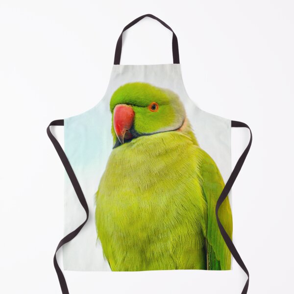 Item preview, Rose-Ringed Parakeet Portrait | Vibrant Ringneck Parrot Exotic Wildlife Bird Art designed and sold by Ross.A.Campbell.