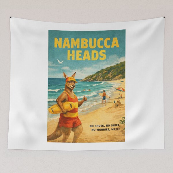 Item preview, Nambucca Heads New South Wales Coast and Pacific Beaches designed and sold by Aryabek.