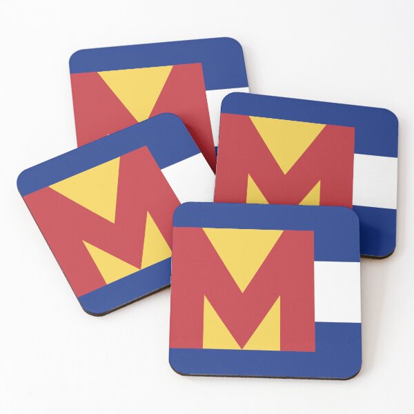 Item preview, Colorado Flag - Letter M designed and sold by FlagFontCO.