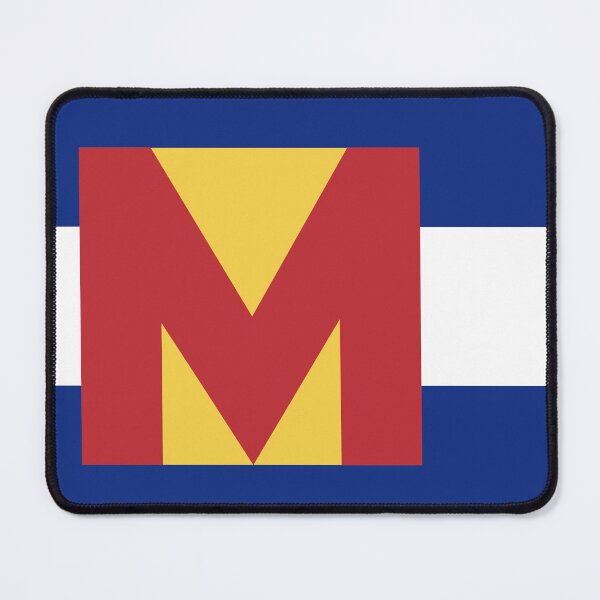 Item preview, Colorado Flag - Letter M designed and sold by FlagFontCO.