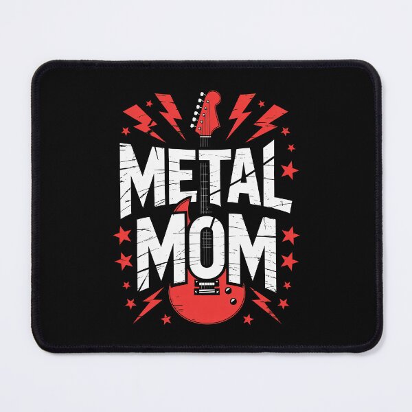 Item preview, Metal Mom Red Guitar Mothers Day Gift for Rock Music Lovers designed and sold by Say It With Ink.
