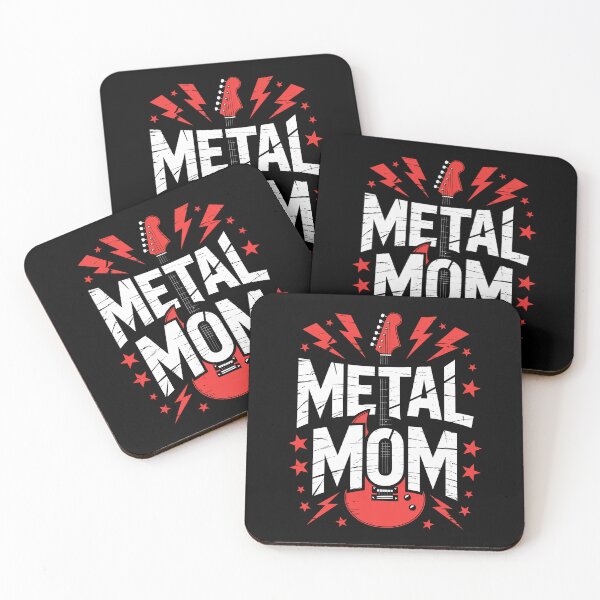 Item preview, Metal Mom Red Guitar Mothers Day Gift for Rock Music Lovers designed and sold by Say It With Ink.