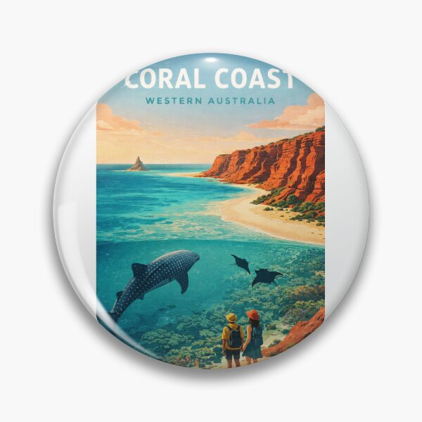 Item preview, Coral Coast Western Australia Ningaloo Reef and Indian Ocean Marine Life designed and sold by Aryabek.