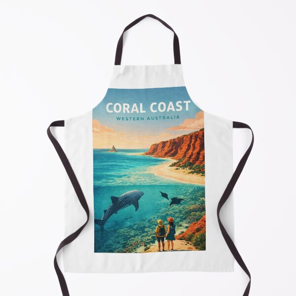 Item preview, Coral Coast Western Australia Ningaloo Reef and Indian Ocean Marine Life designed and sold by Aryabek.