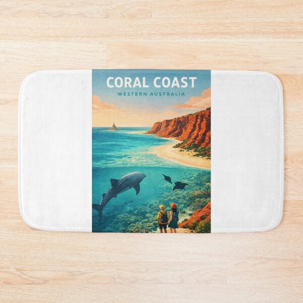 Item preview, Coral Coast Western Australia Ningaloo Reef and Indian Ocean Marine Life designed and sold by Aryabek.