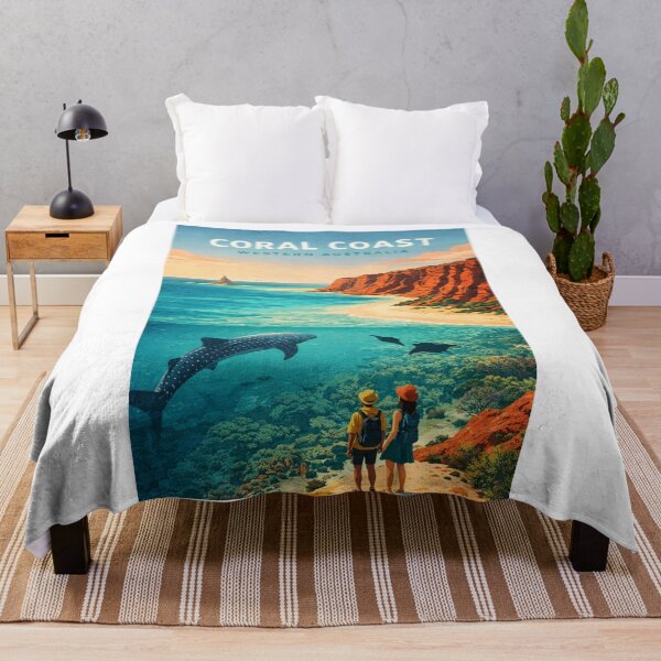 Item preview, Coral Coast Western Australia Ningaloo Reef and Indian Ocean Marine Life designed and sold by Aryabek.