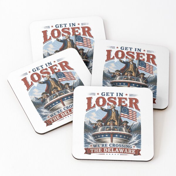 Item preview, Get In Loser We're Crossing The Delaware Speedboat designed and sold by MillieRhodes.