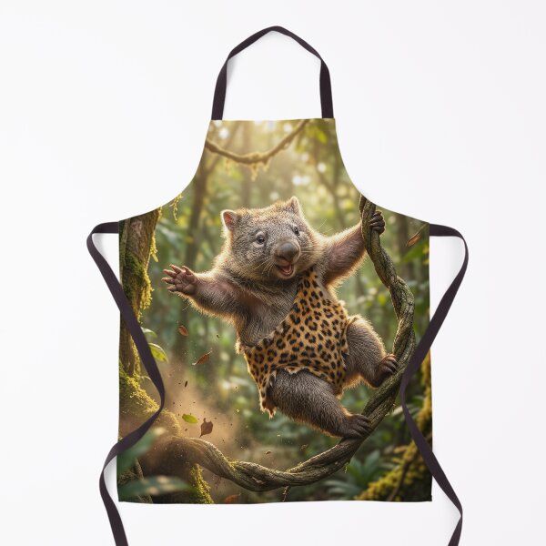 Item preview, Wombat Tarzan Swings Through the Jungle designed and sold by Tridentulus.