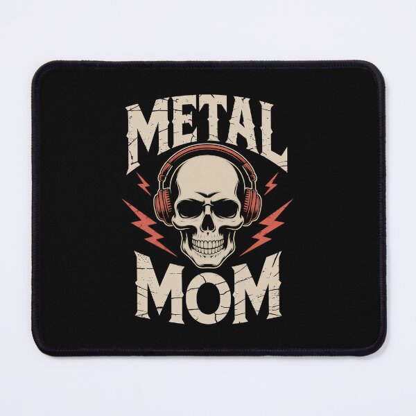 Item preview, Metal Mom Skull and Headphones Mothers Day Gift for Metal Mums designed and sold by Say It With Ink.