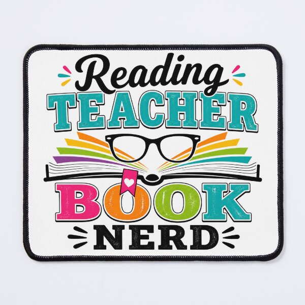 Item preview, Reading Teacher Book Nerd designed and sold by PlushFutura.