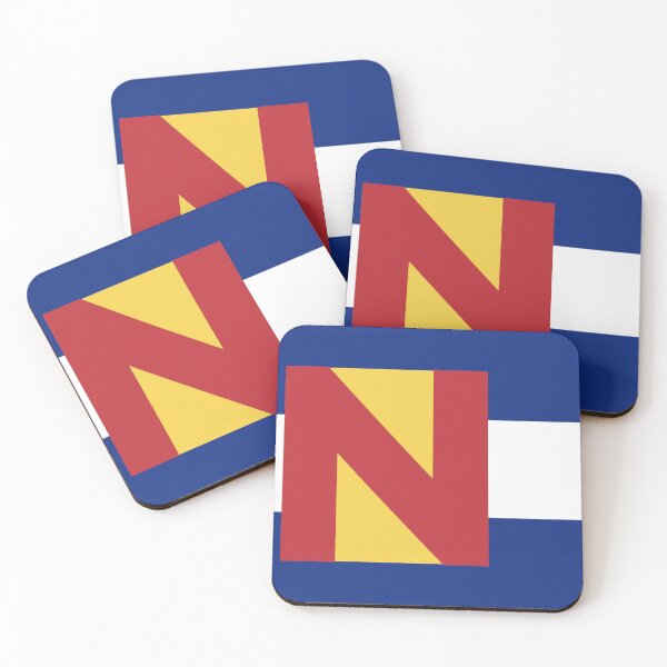 Item preview, Colorado Flag - Letter N designed and sold by FlagFontCO.