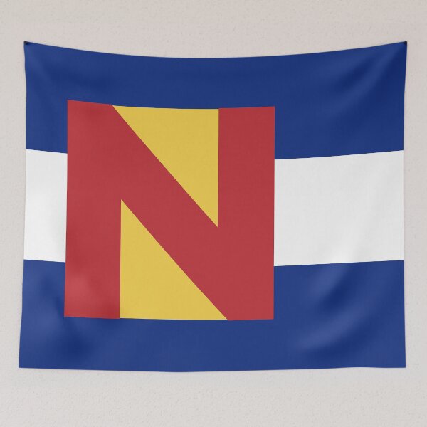 Item preview, Colorado Flag - Letter N designed and sold by FlagFontCO.