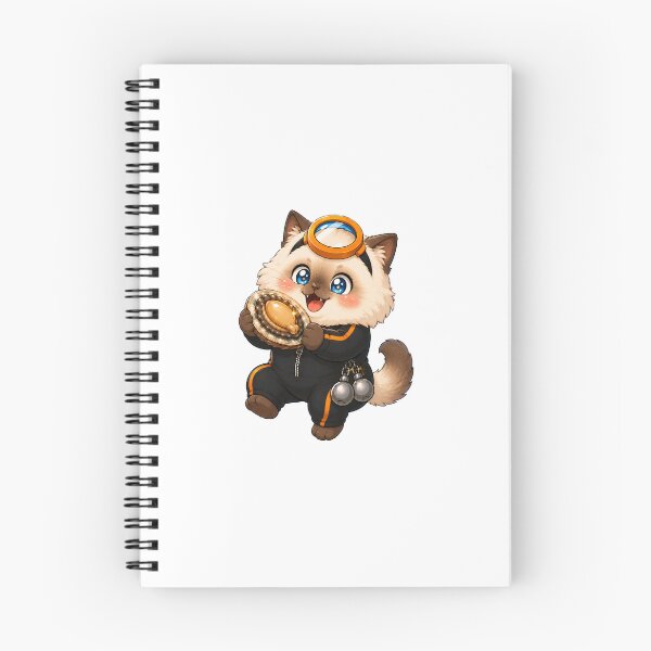 Item preview, KOREA HAENAM - Cute Chibi Ragdoll Cat Excited Abalone Sticker designed and sold by KOREA-HAENAM.