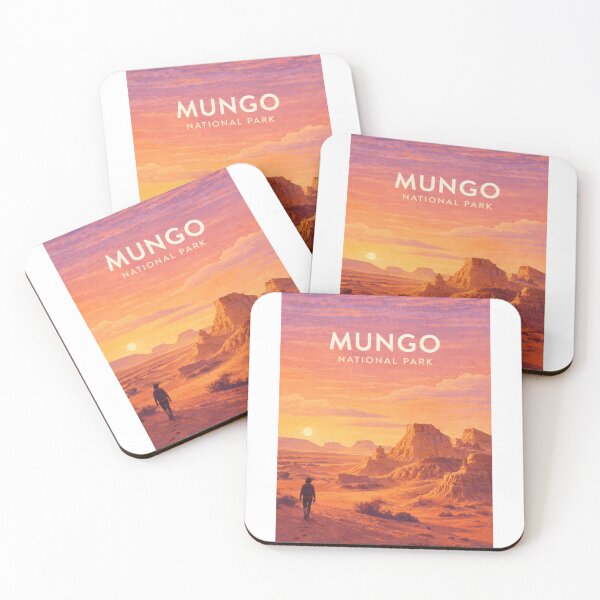 Item preview, Mungo National Park Walls of China and Willandra Lakes Sunset Landscape designed and sold by Aryabek.