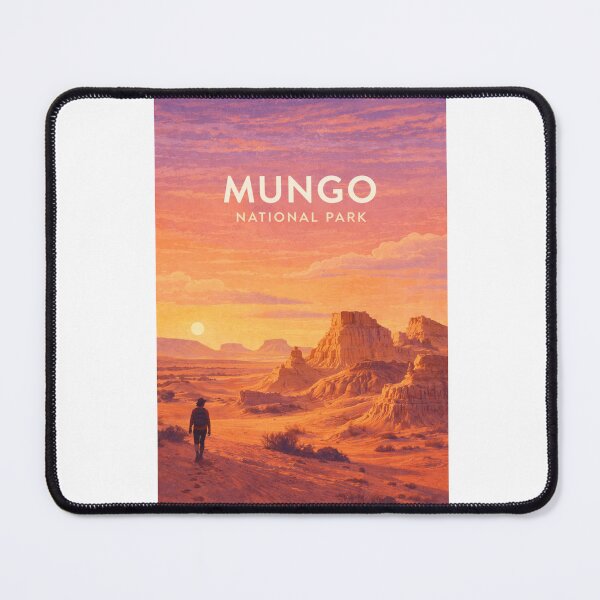 Item preview, Mungo National Park Walls of China and Willandra Lakes Sunset Landscape designed and sold by Aryabek.