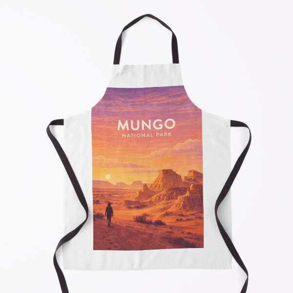 Item preview, Mungo National Park Walls of China and Willandra Lakes Sunset Landscape designed and sold by Aryabek.