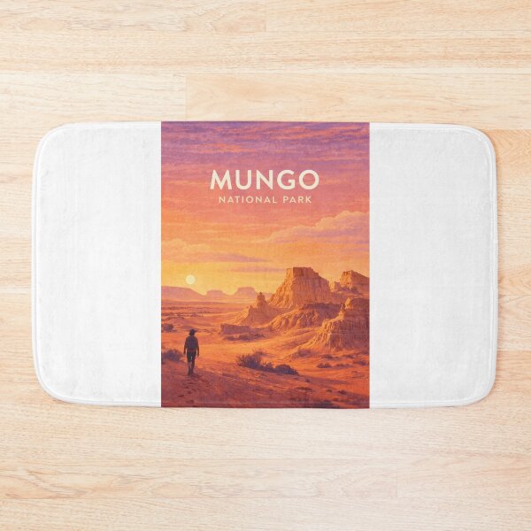 Item preview, Mungo National Park Walls of China and Willandra Lakes Sunset Landscape designed and sold by Aryabek.