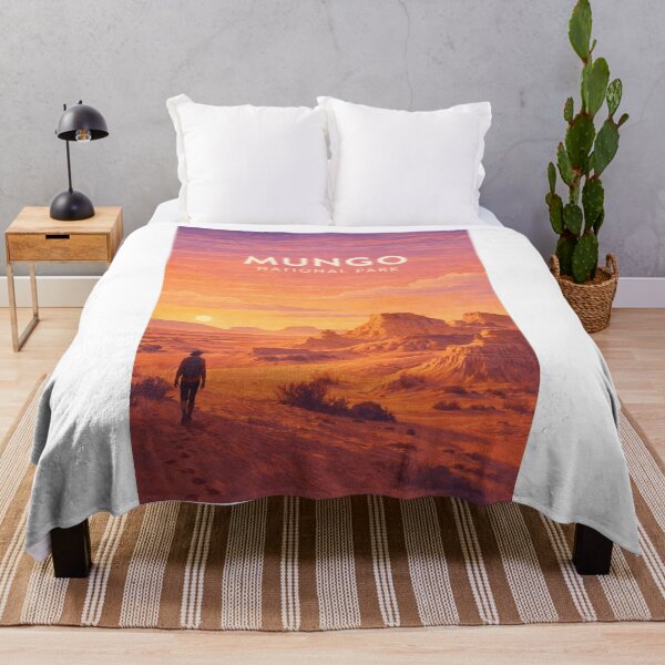 Item preview, Mungo National Park Walls of China and Willandra Lakes Sunset Landscape designed and sold by Aryabek.