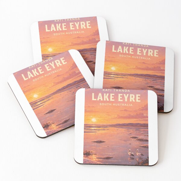 Item preview, Kati Thanda Lake Eyre South Australia Salt Basin and Desert Horizon designed and sold by Aryabek.