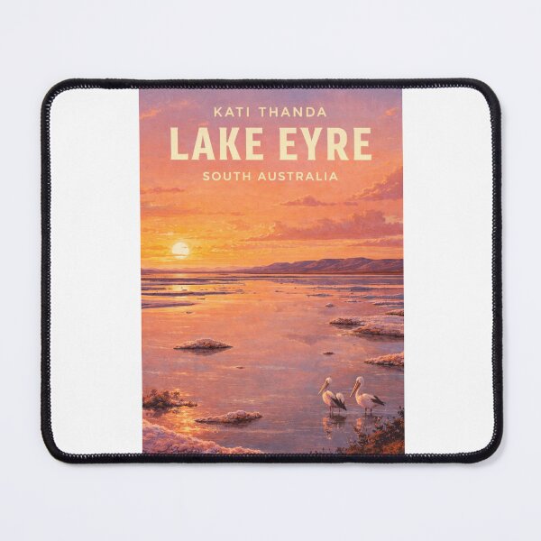 Item preview, Kati Thanda Lake Eyre South Australia Salt Basin and Desert Horizon designed and sold by Aryabek.