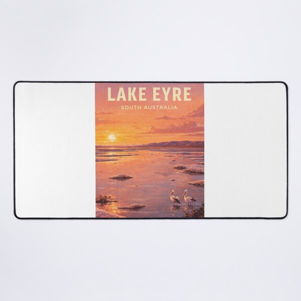 Item preview, Kati Thanda Lake Eyre South Australia Salt Basin and Desert Horizon designed and sold by Aryabek.