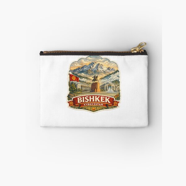 Item preview, Bishkek Kyrgyzstan Ala Too Square and Tian Shan Mountains designed and sold by Aryabek.