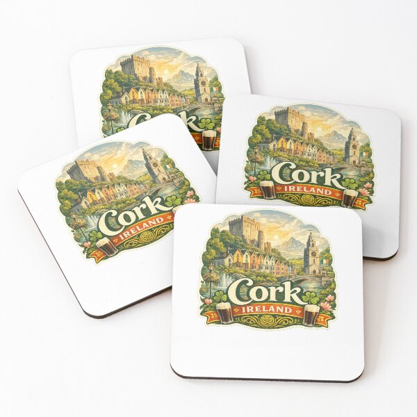 Item preview, Cork Ireland River Lee and County Cork Heritage Landmarks designed and sold by Aryabek.