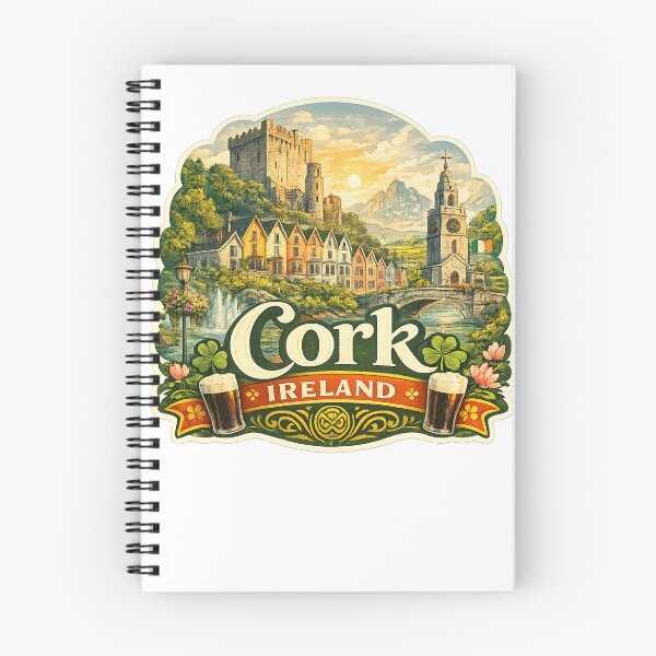 Item preview, Cork Ireland River Lee and County Cork Heritage Landmarks designed and sold by Aryabek.