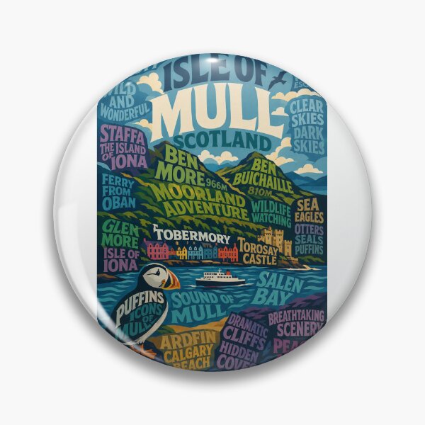 Item preview, Isle of Mull Scotland Tobermory and Hebridean Landscapes designed and sold by Aryabek.