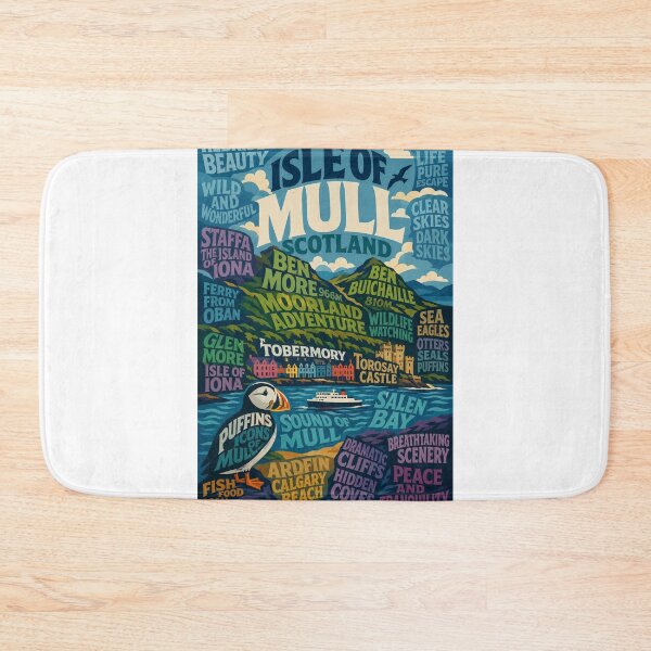 Item preview, Isle of Mull Scotland Tobermory and Hebridean Landscapes designed and sold by Aryabek.