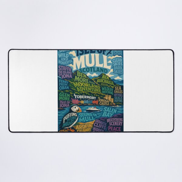 Item preview, Isle of Mull Scotland Tobermory and Hebridean Landscapes designed and sold by Aryabek.