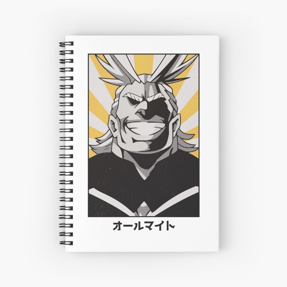 ａｌｌ ｍｉｇｈｔ オールマイト Art Print By Waifu Dope Redbubble