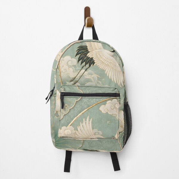 Item preview, Japanese Cranes and Lotus — Oriental Art Print designed and sold by Drateyo.