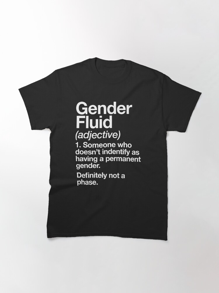 "Gender Fluid Definition NonBinary LGBT Pride Design" Tshirt by yesqueen Redbubble