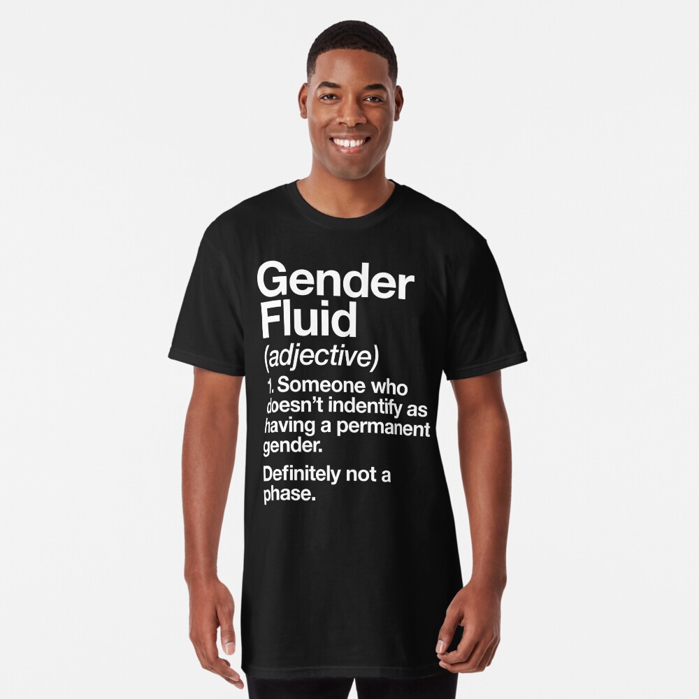 Gender Fluid Definition Non Binary Lgbt Pride Design T