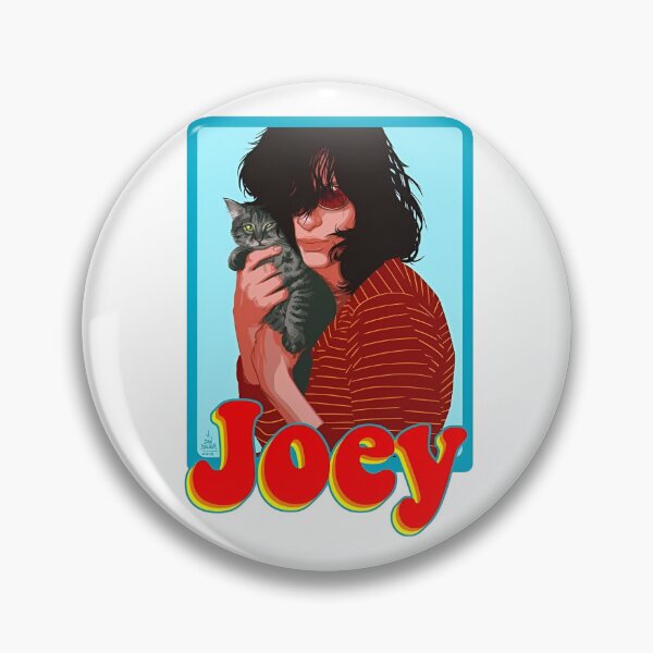 Item preview, Joey Ramone Retro Punk Rock Icon With Cat designed and sold by MillieRhodes.