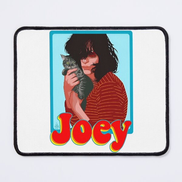 Item preview, Joey Ramone Retro Punk Rock Icon With Cat designed and sold by MillieRhodes.