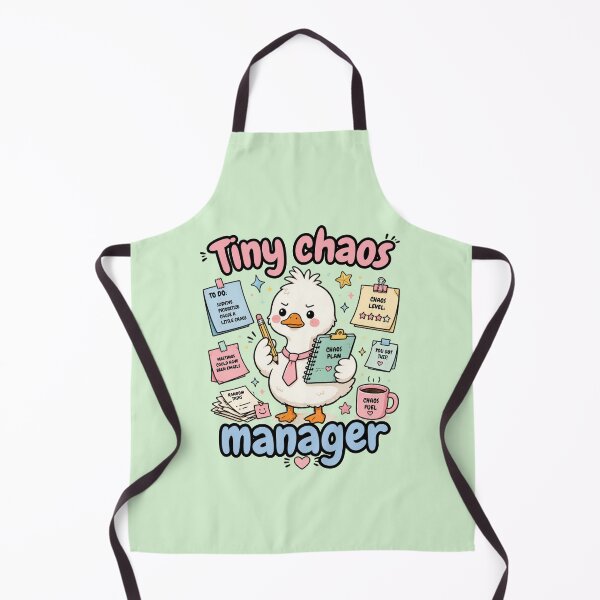 Item preview, Tiny Chaos Manager Cute Goose Office Humor designed and sold by SeoulInkSoul.