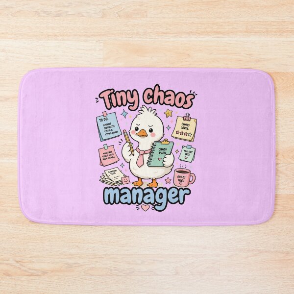 Item preview, Tiny Chaos Manager Cute Goose Office Humor designed and sold by SeoulInkSoul.