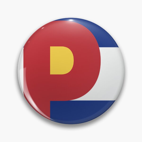 Item preview, Colorado Flag - Letter P designed and sold by FlagFontCO.