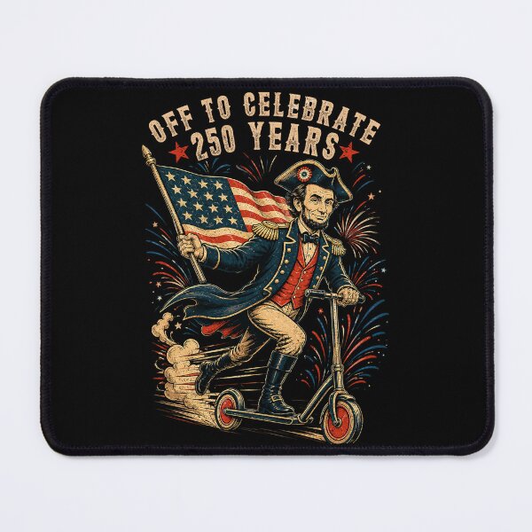 Item preview, Abraham Lincoln Scooter American Flag 250 Years designed and sold by elongatedjazz.