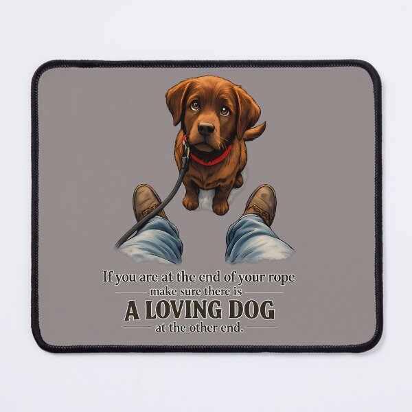 Item preview, A Loving Dog (Black Text Version) designed and sold by 2BrokeYoopers.
