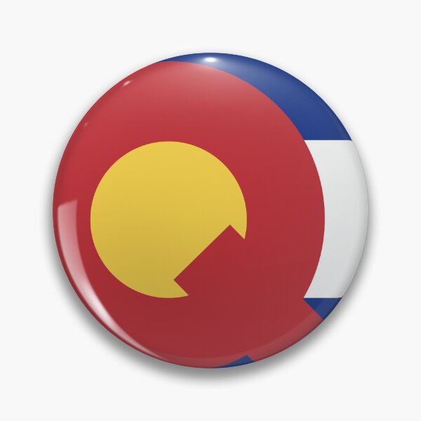 Item preview, Colorado Flag - Letter Q designed and sold by FlagFontCO.