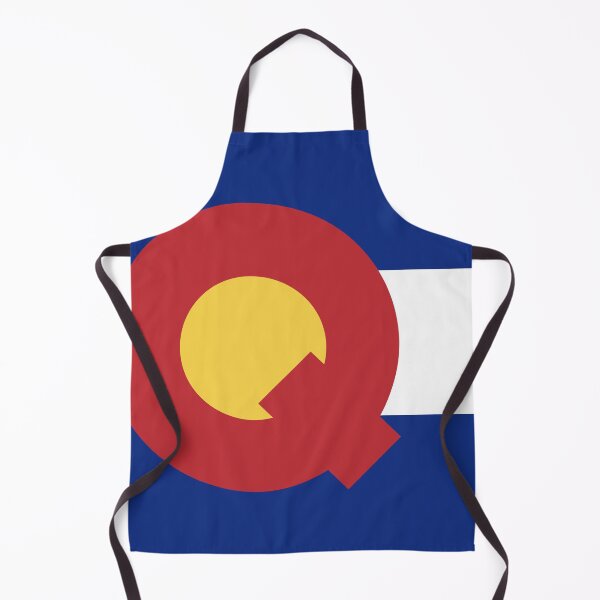 Item preview, Colorado Flag - Letter Q designed and sold by FlagFontCO.